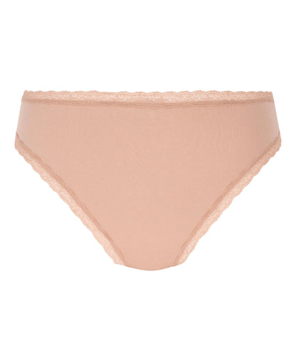 Hunkemoller Tan Women Georgia Cotton Brazilian SKU: 303561_Tan Image 05