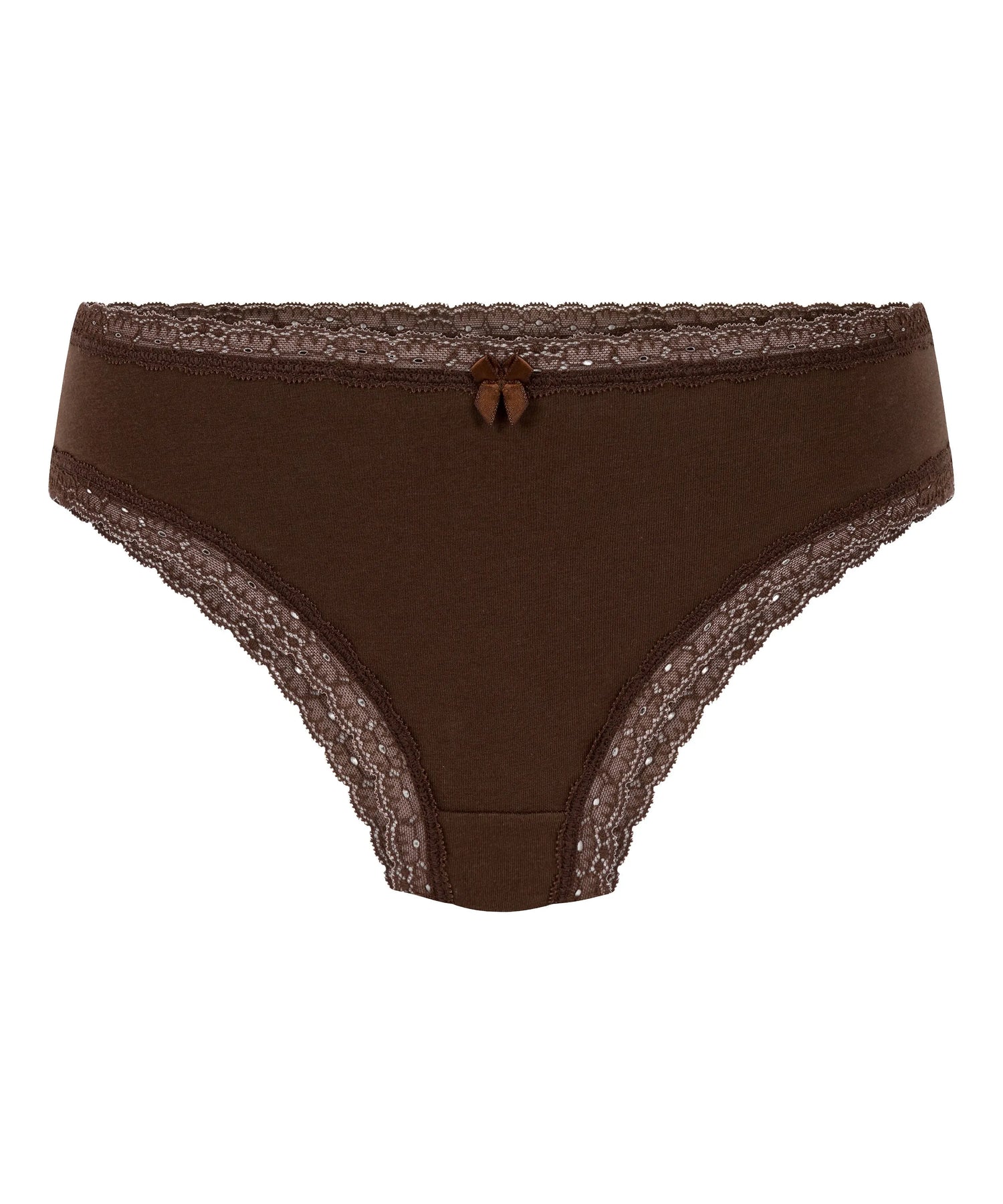 Hunkemoller Brown Women Georgia Cotton Brazilian SKU: 303562_Brown Image 05