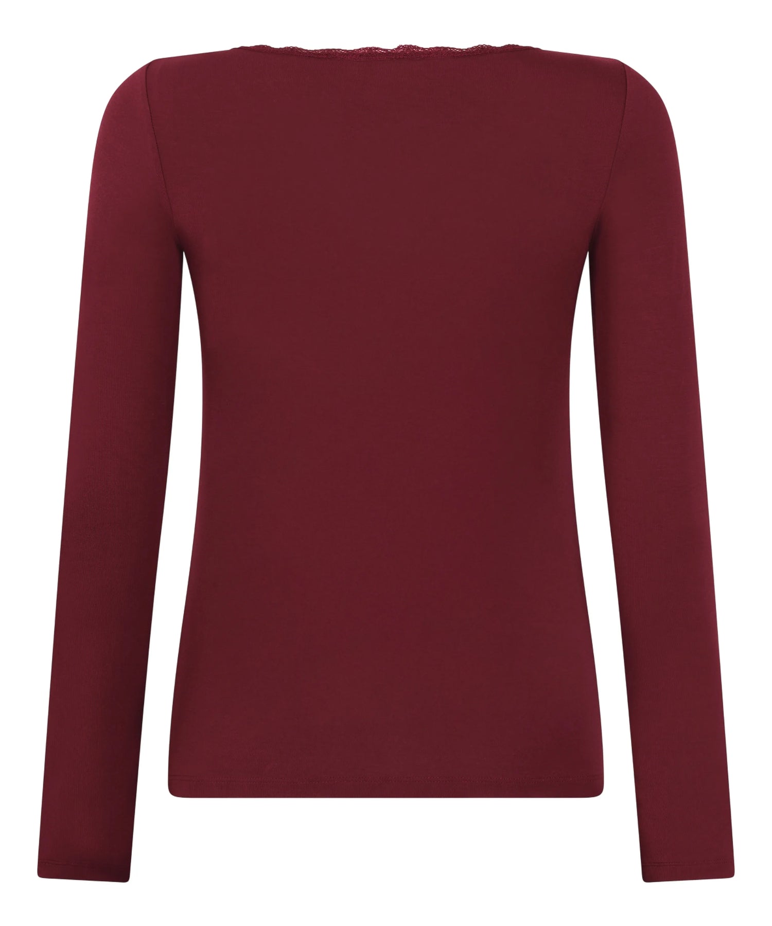 Hunkemoller_Purple_Longsleeved Jersey Pyjama Top_303575_Windsor Wine_06