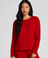 Hunkemoller_Red_Jersey Long-Sleeved Pyjama Top_303578_Savvy Red_01