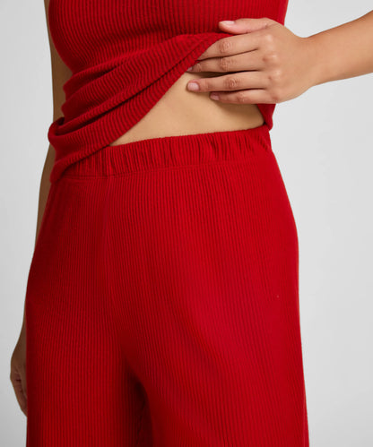 Hunkemoller_Red_Brushed Jersey Trousers_303580_Savvy Red_02