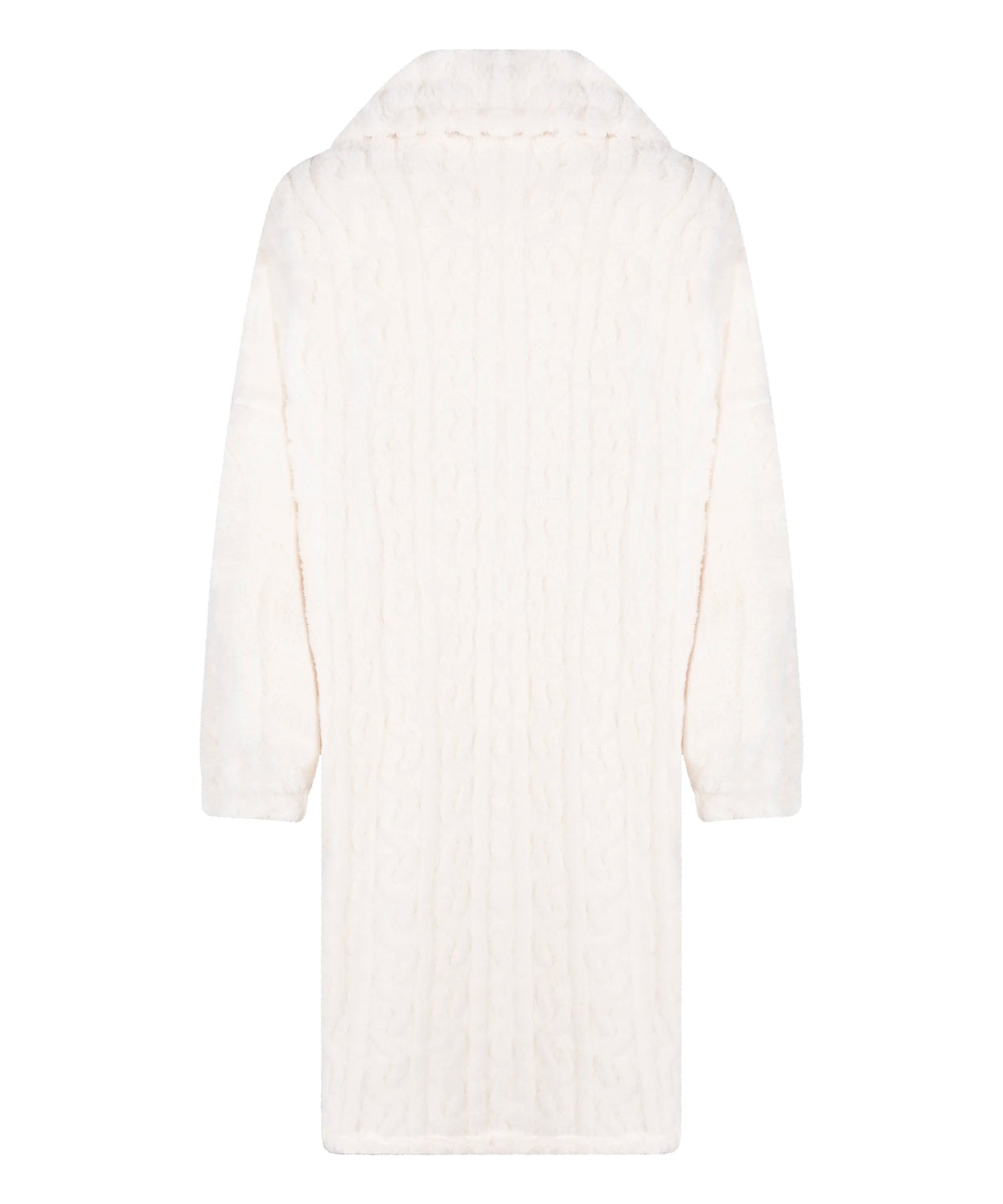 Hunkemoller_White_Poncho Cable Fleece_303584_Gardenia_05