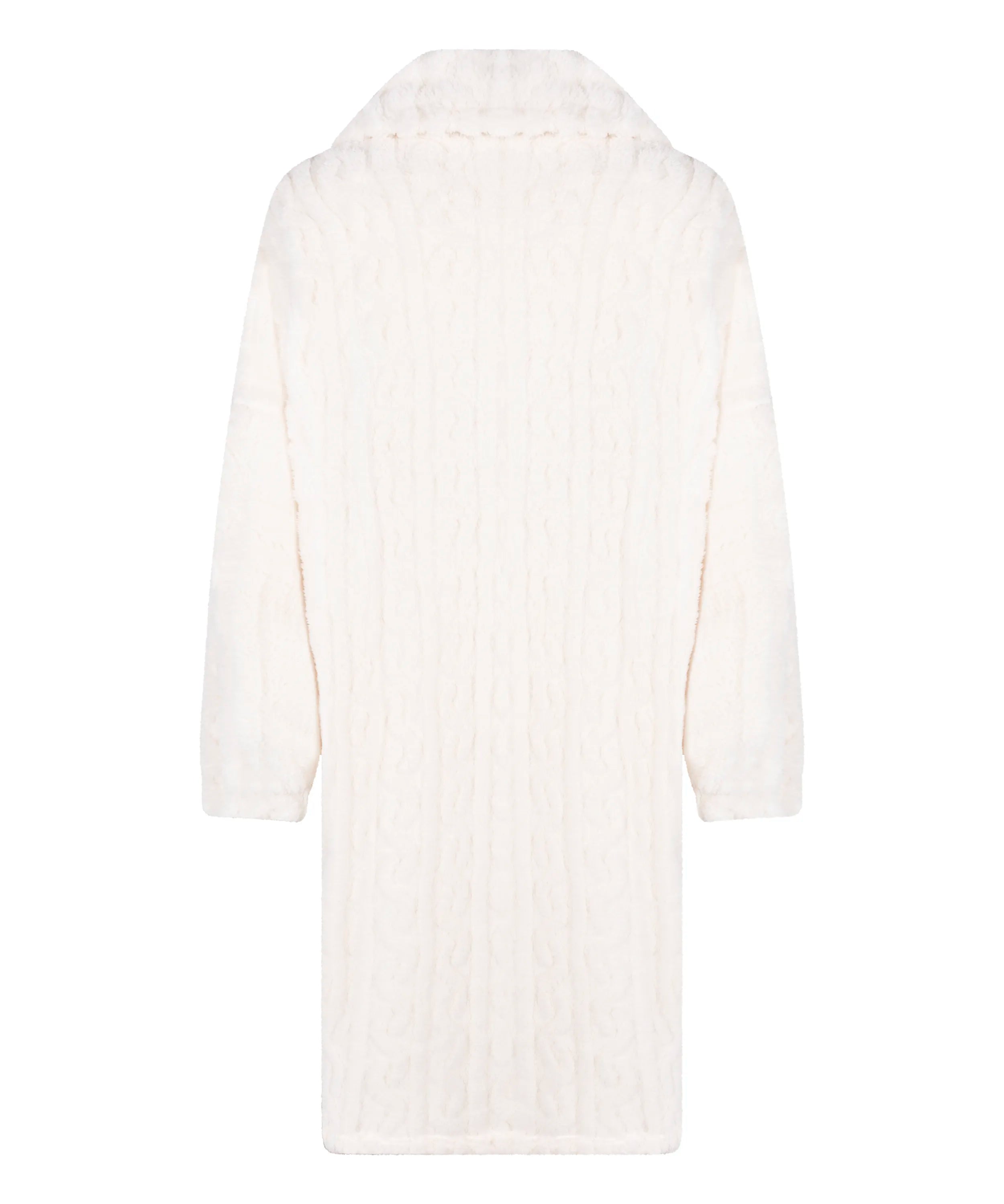 Hunkemoller_White_Poncho Cable Fleece_303584_Gardenia_05