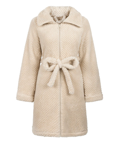 Hunkemoller_White_Robe Zip Up Fleece_303585_Whitecap Gray_04