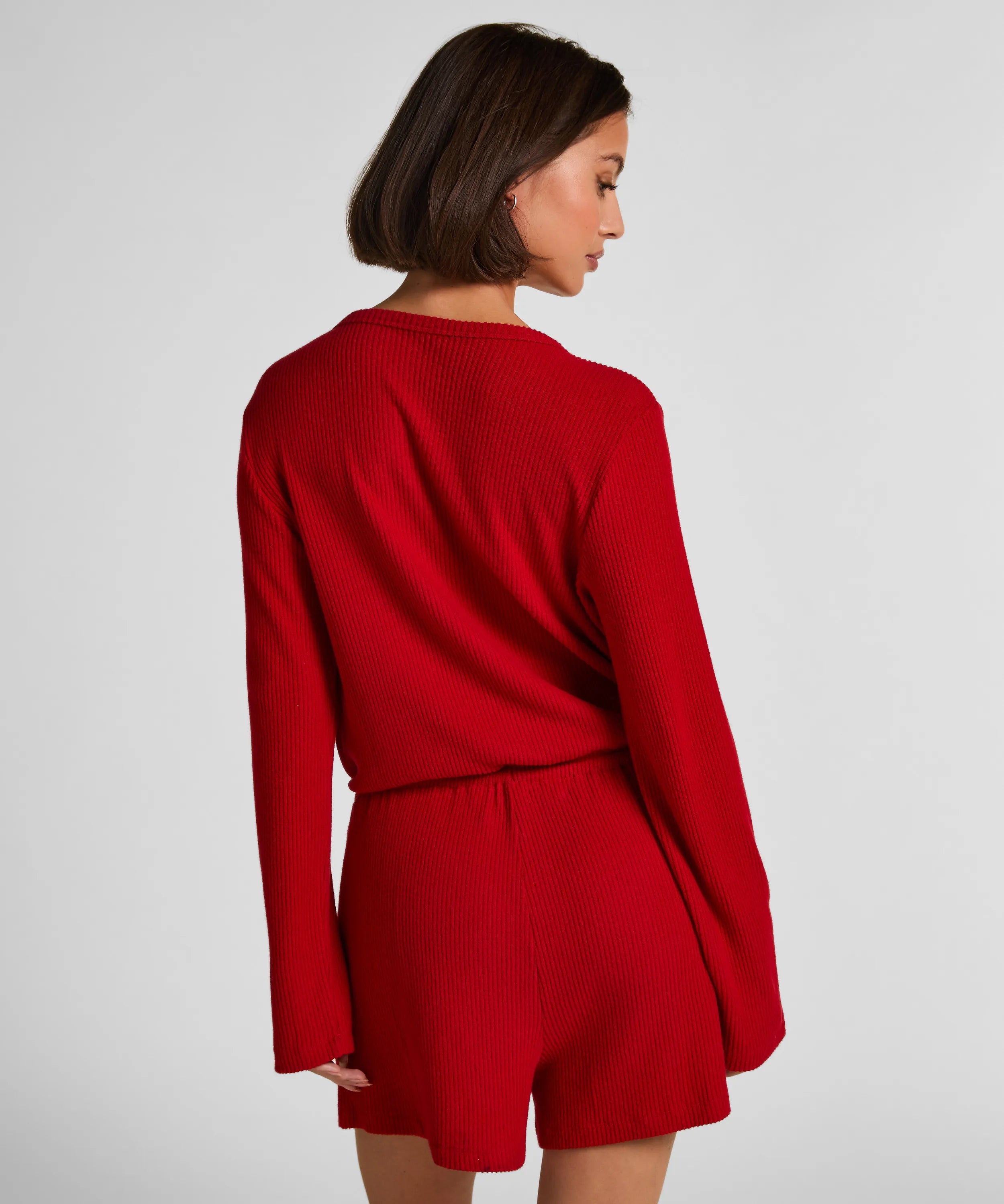 Hunkemoller_Red_Onesie Short Jersey Rib_303587_Savvy Red_03