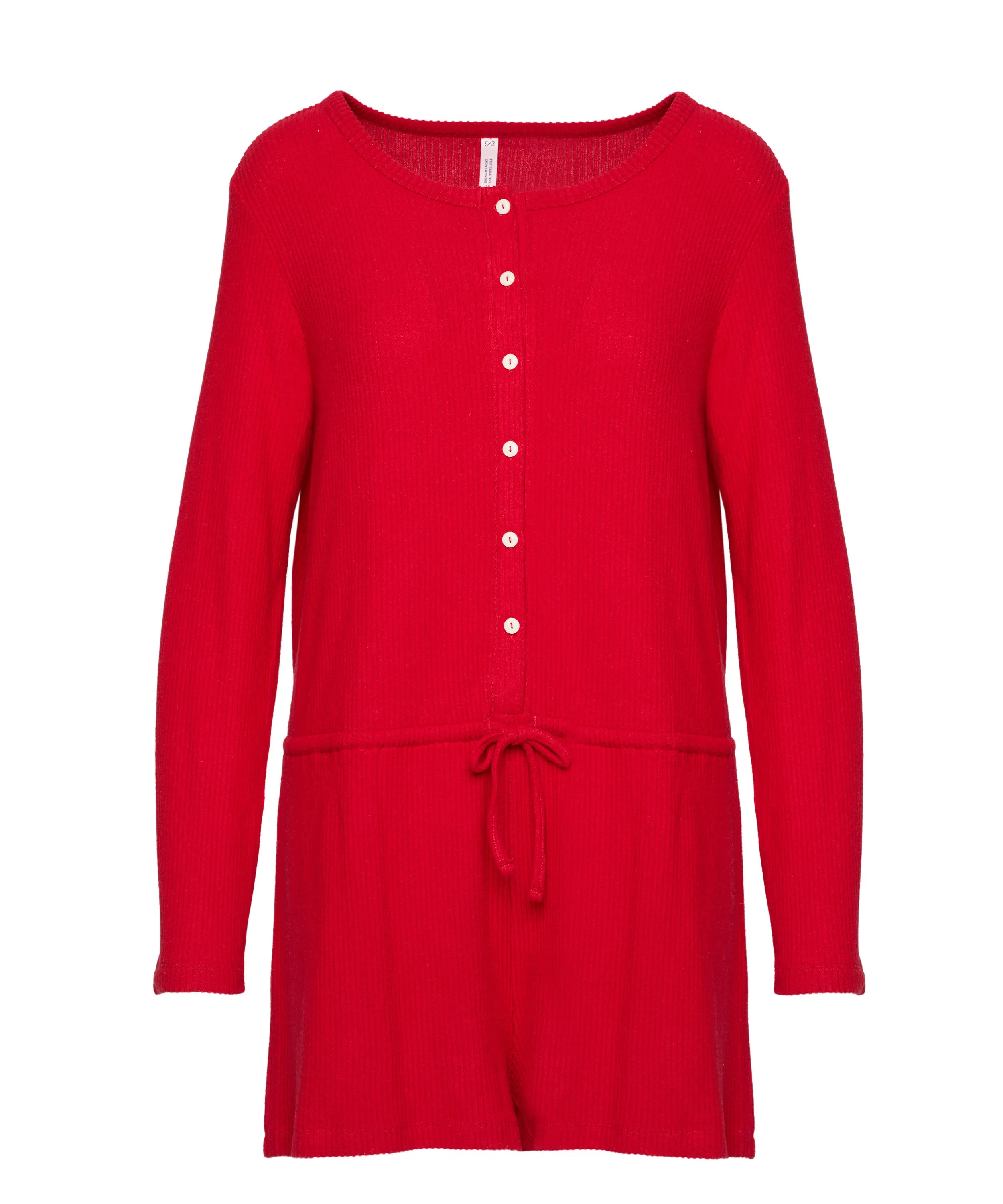 Hunkemoller_Red_Onesie Short Jersey Rib_303587_Savvy Red_05