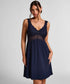 Hunkemoller Blue Women Nora Lace Slip Dress SKU: 303588_Blue Image 01