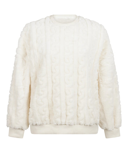 Hunkemoller_White_Top Cable Fleece_303590_Gardenia_05