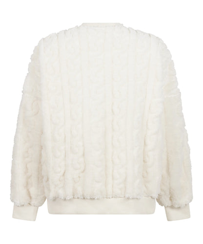 Hunkemoller_White_Top Cable Fleece_303590_Gardenia_06
