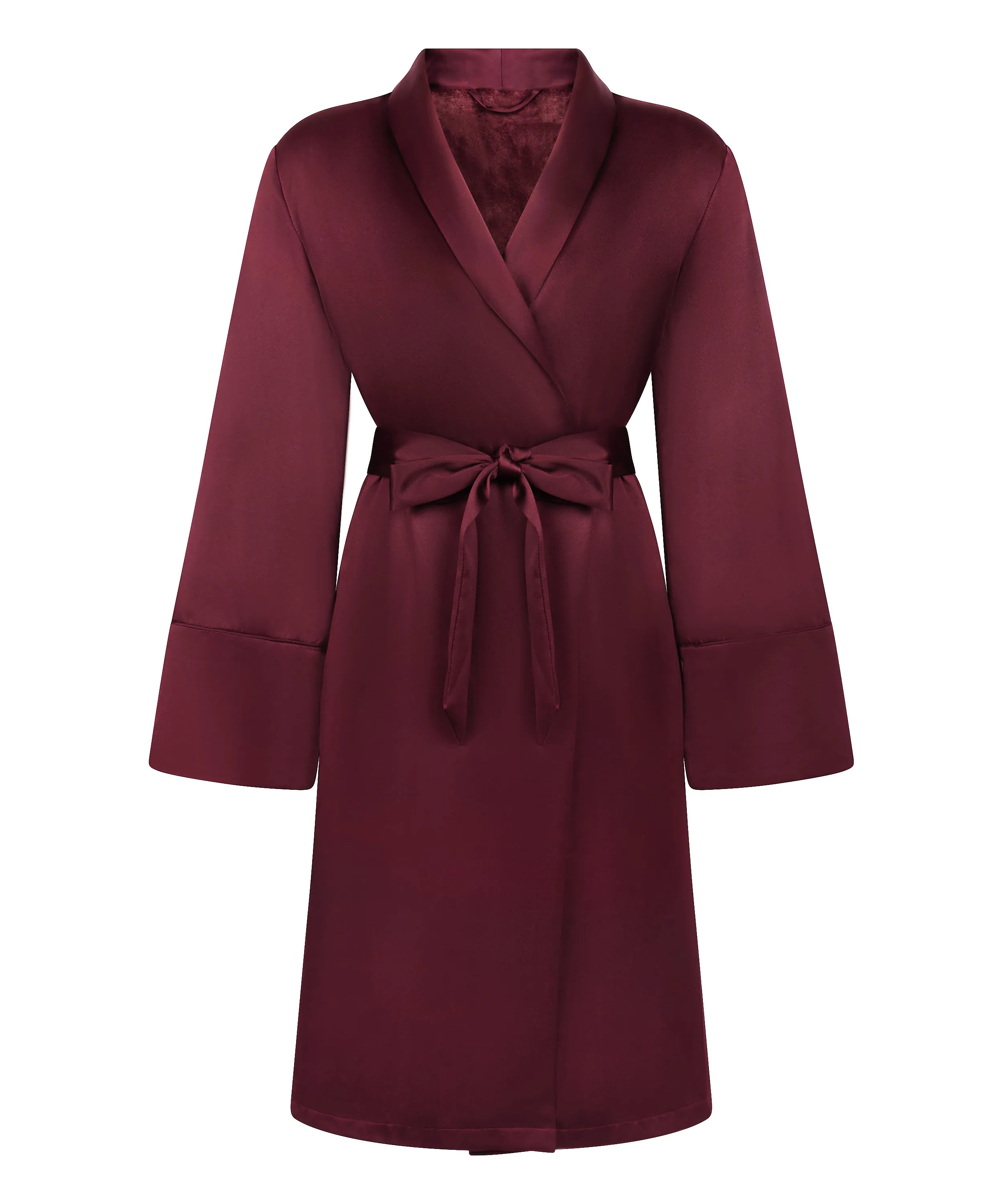 Hunkemoller_Purple_Satin Fleece Bathrobe_303597_Fig_05