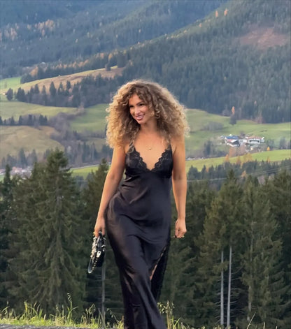 Hunkemoller_Black_Mya Slipdress_303607_Caviar_06