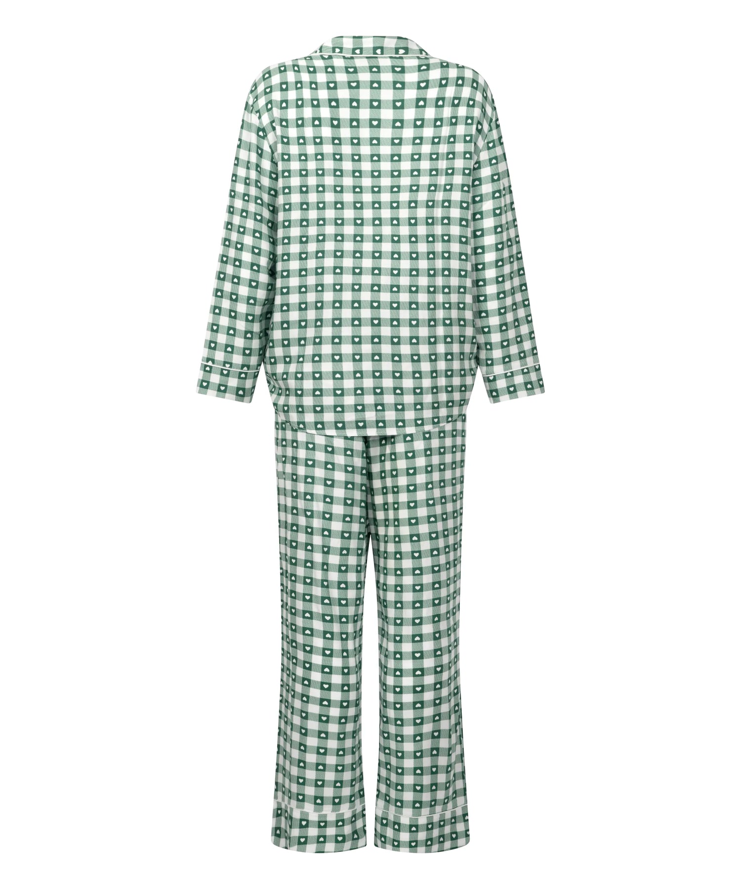 Hunkemoller_Green_Pyjamaset Twill_303610_Green Gables_06