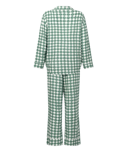 Hunkemoller_Green_Pyjamaset Twill_303610_Green Gables_06