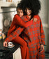 Hunkemoller_Red_Flannel Pyjama Top_303621_Savvy Red_05