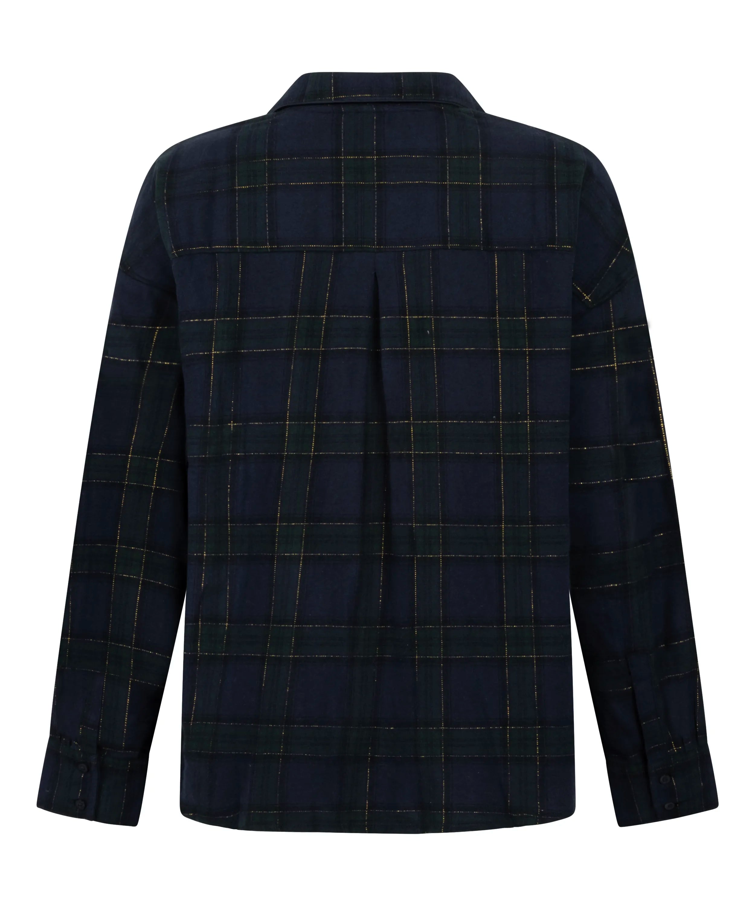 Hunkemoller_Blue_Flannel Pyjama Top_303622_Naval Academy_06