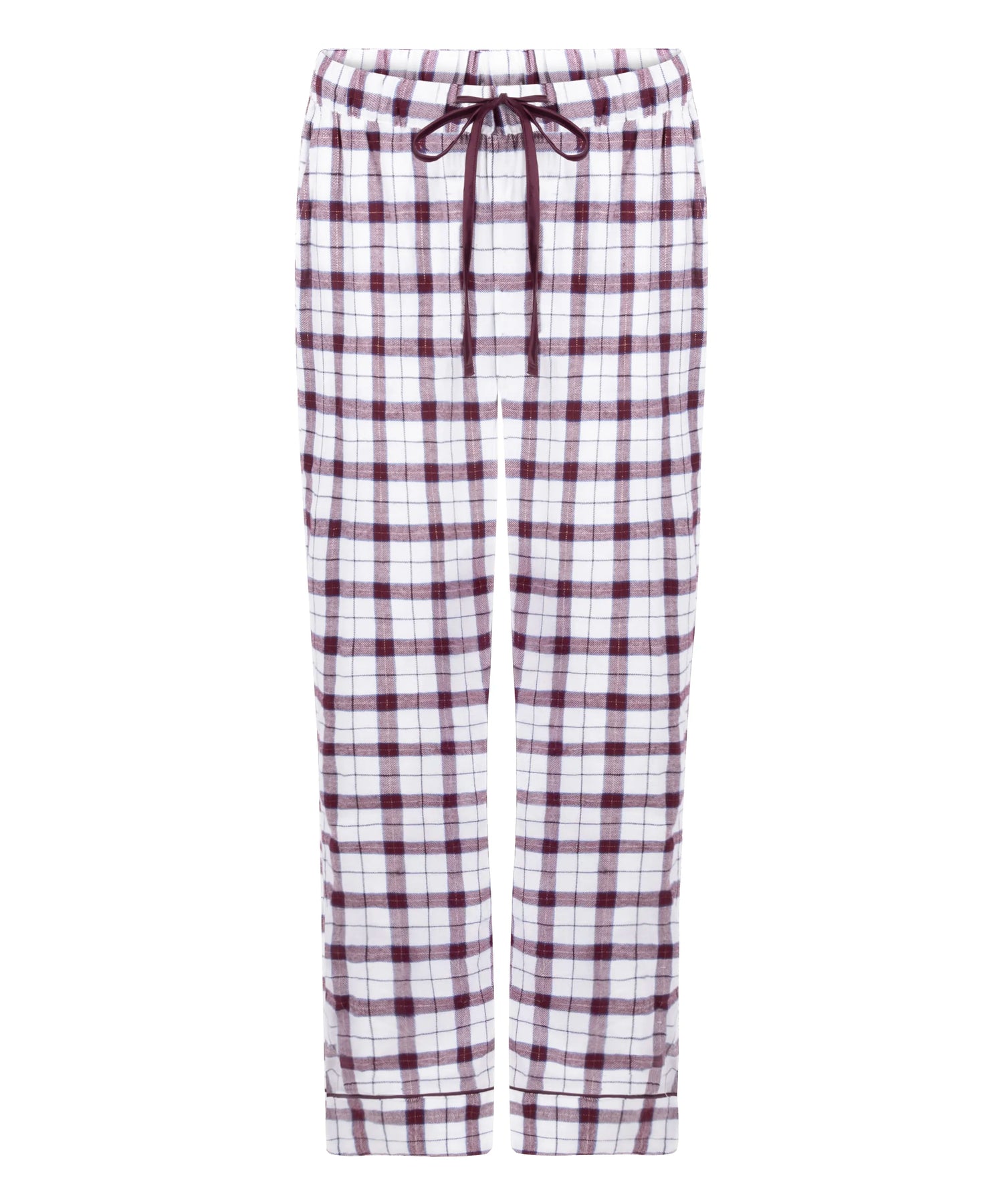 Hunkemoller_White_Flannel Pyjama Pants_303626_Gardenia_06