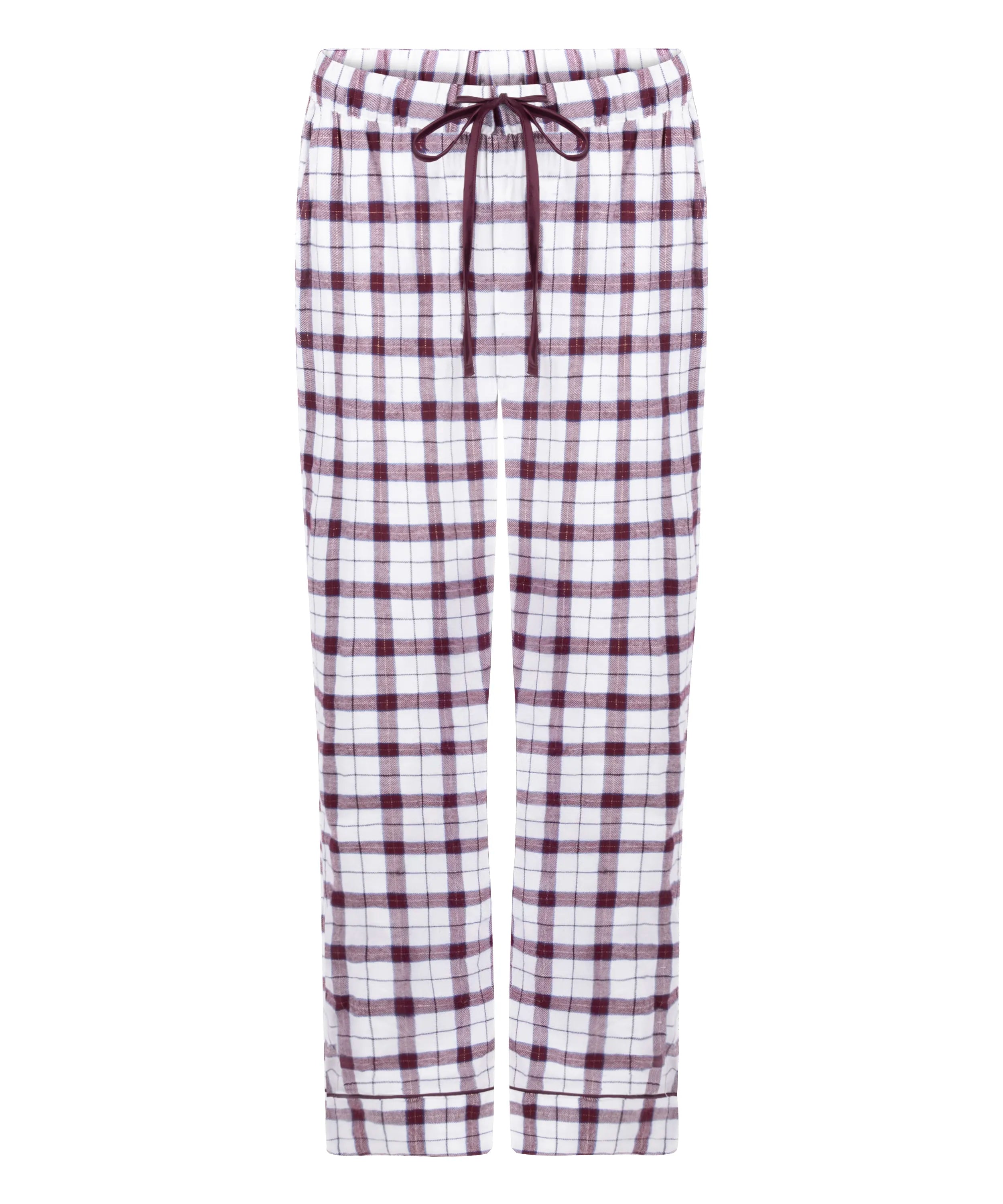Hunkemoller_White_Flannel Pyjama Pants_303626_Gardenia_06