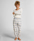 Hunkemoller_Blue_Flannel Pyjama Pants_303627_Zen Blue_01