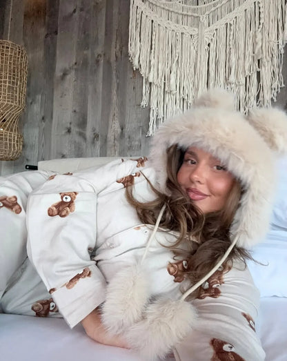 Hunkemoller_Beige_Jacket Flannel Twill Bear_303635_Gray Morn_05