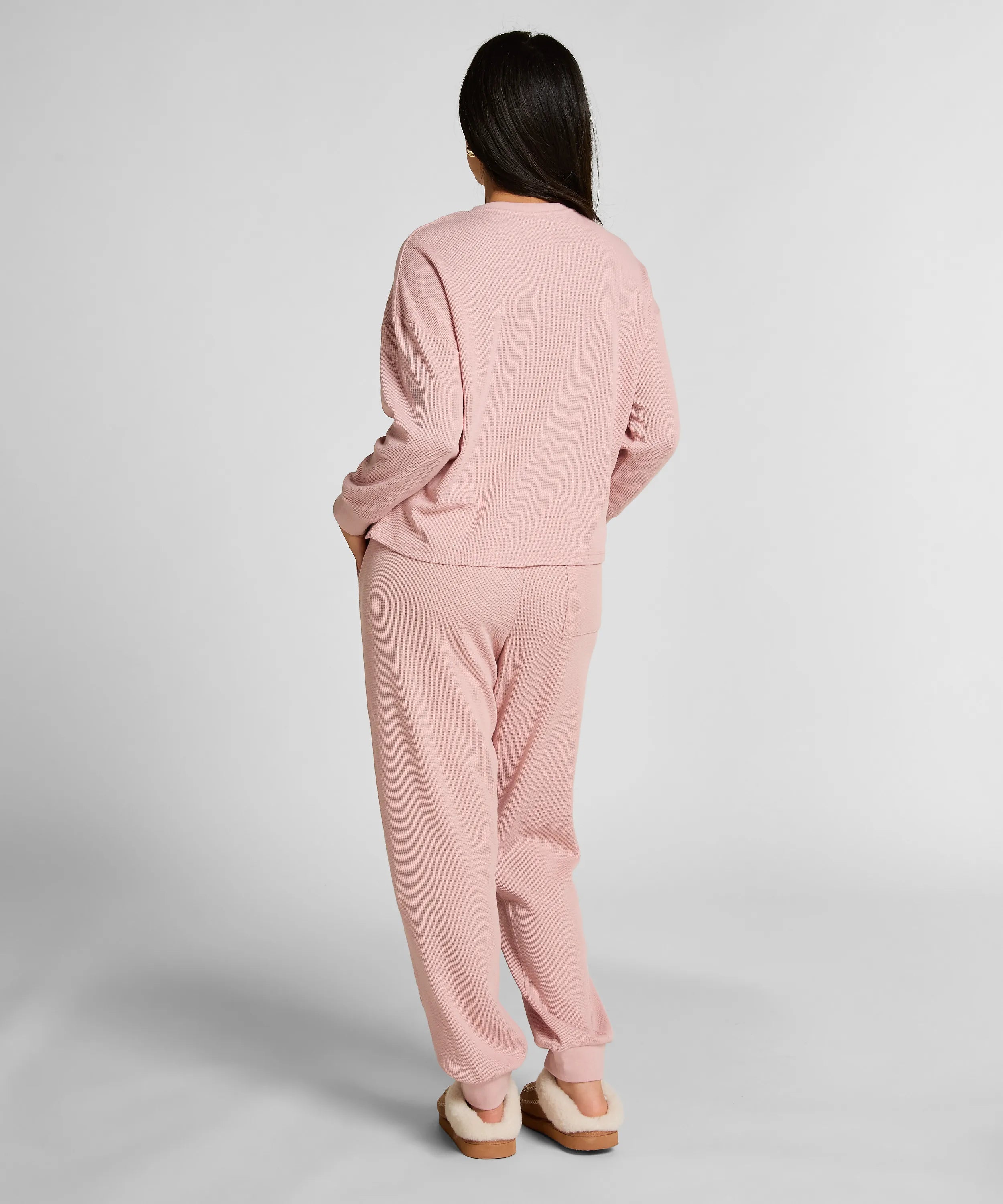 Hunkemoller_Pink_Joggers Waffle_303648_Pink_03