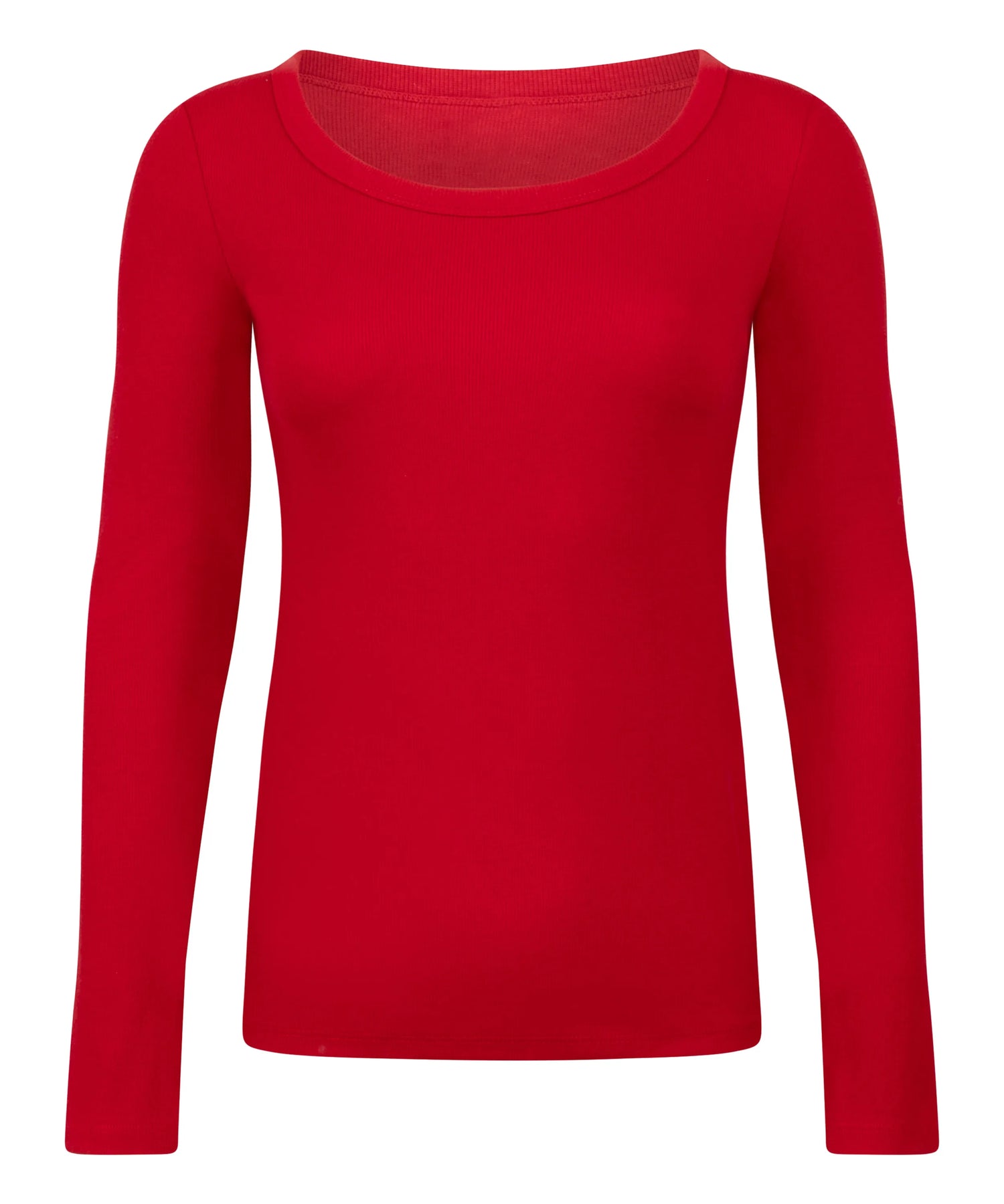 Hunkemoller_Red_Cotton Pyjama Top_303649_Savvy Red_05