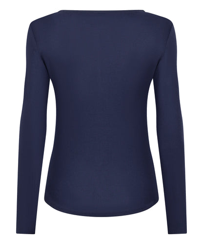 Hunkemoller_Blue_Longsleeved Pyjama Top Henley_303650_Naval Academy_06