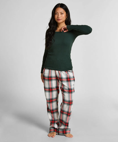 Hunkemoller_Green_Cotton Pyjama Top_303651_Green Gables_03