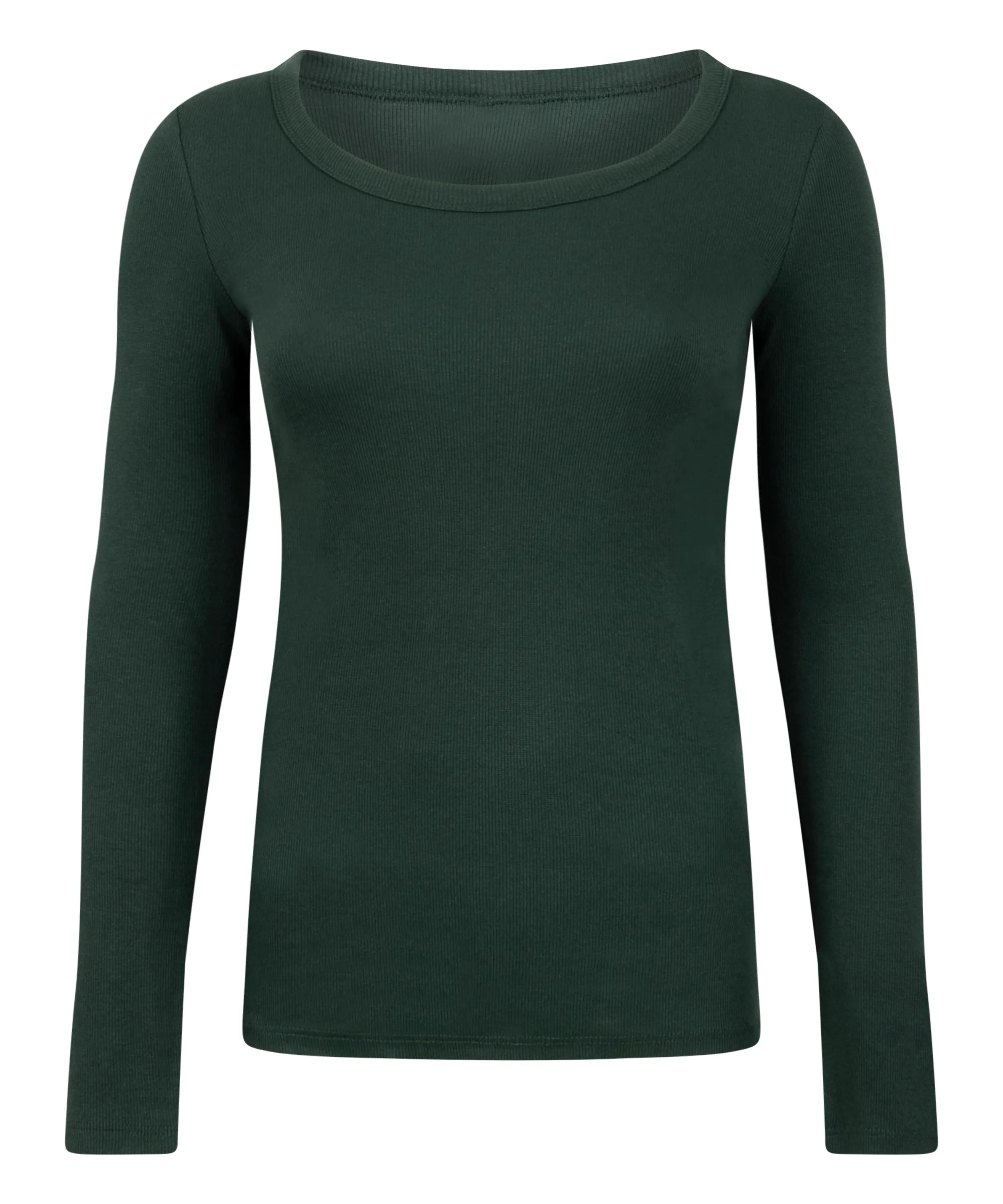 Hunkemoller_Green_Cotton Pyjama Top_303651_Green Gables_05