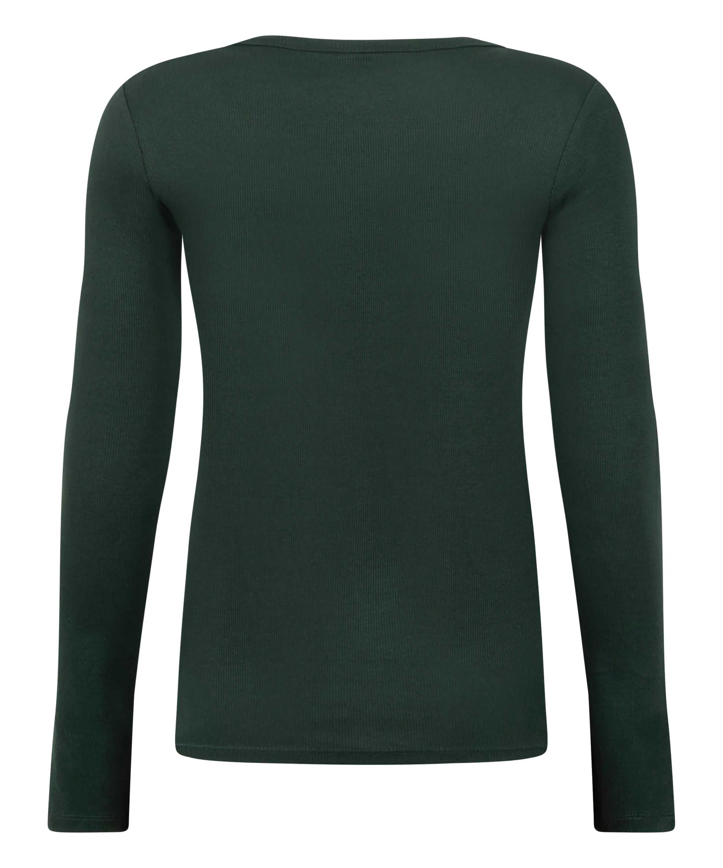 Hunkemoller_Green_Cotton Pyjama Top_303651_Green Gables_06