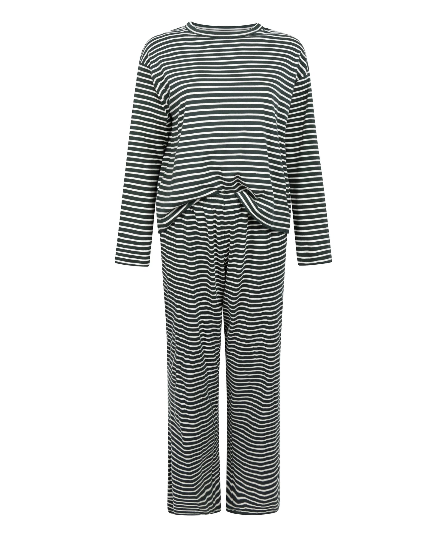 Hunkemoller_Green_Pyjamaset Cotton Jersey_303653_Green Gables_04