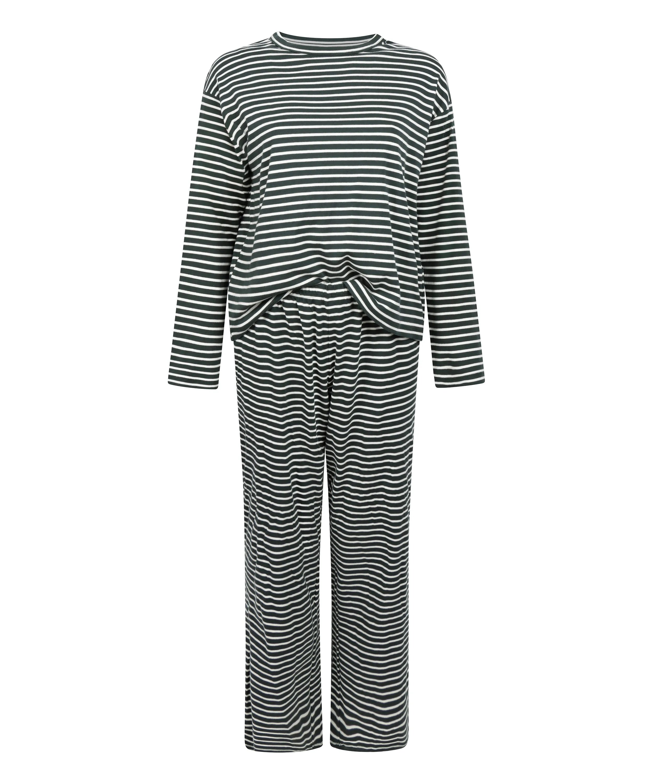 Hunkemoller_Green_Pyjamaset Cotton Jersey_303653_Green Gables_04