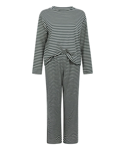 Hunkemoller_Green_Pyjamaset Cotton Jersey_303653_Green Gables_04