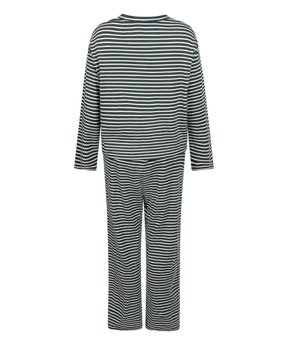 Hunkemoller_Green_Pyjamaset Cotton Jersey_303653_Green Gables_05