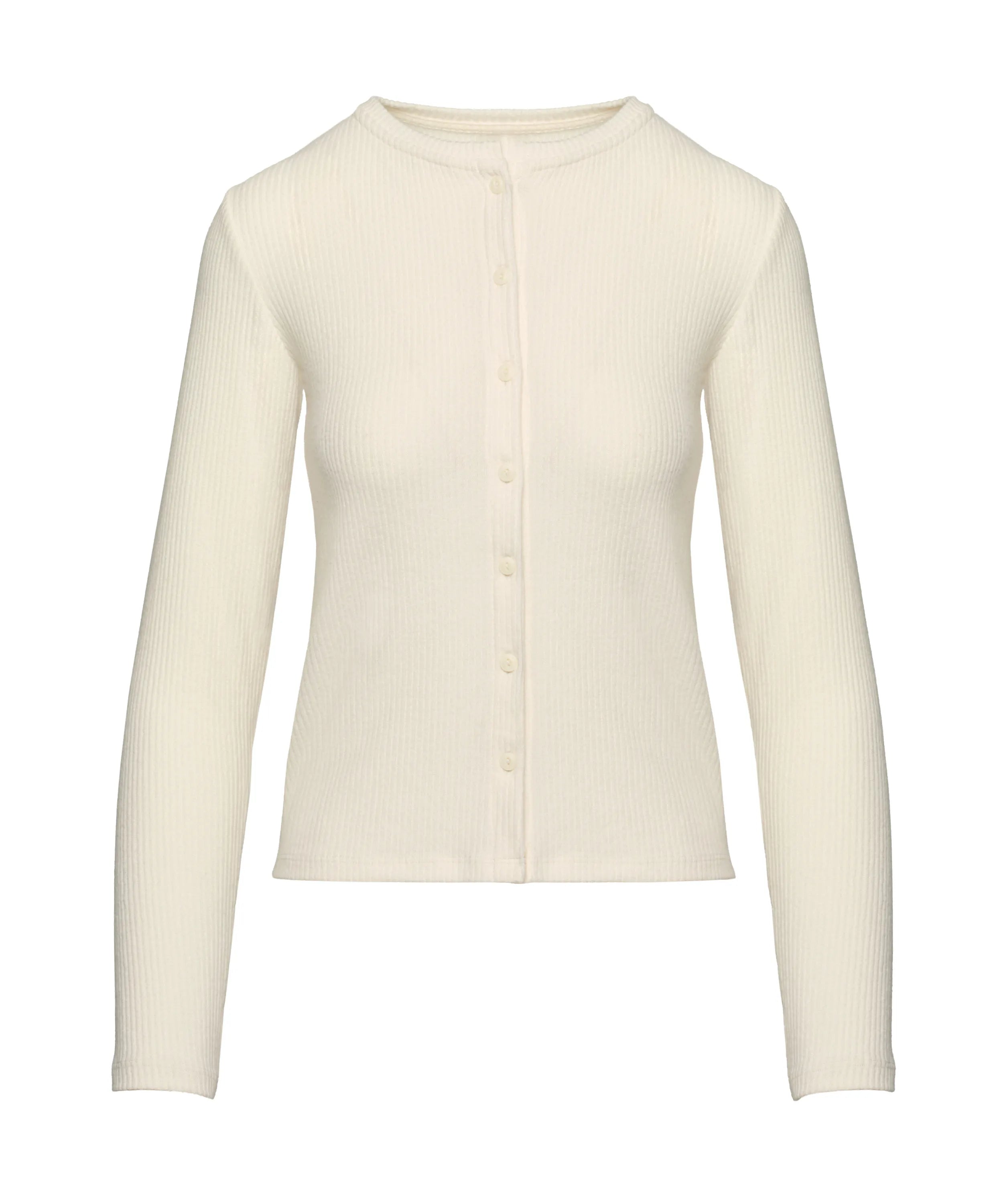 Hunkemoller_White_Cardigan Ribbed Jersey_303656_Gardenia_07