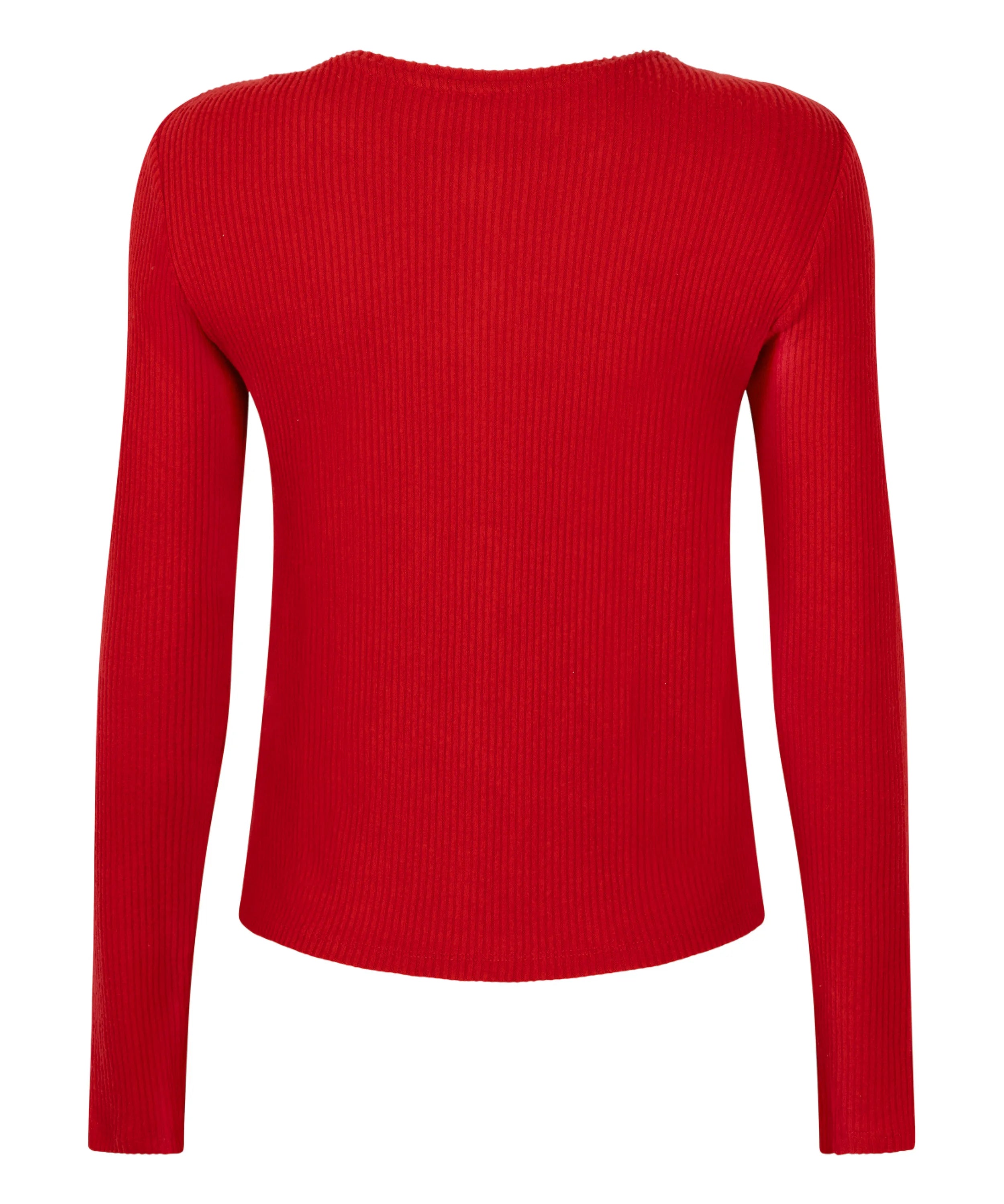 Hunkemoller_Red_Cardigan Ribbed Jersey_303657_Savvy Red_06