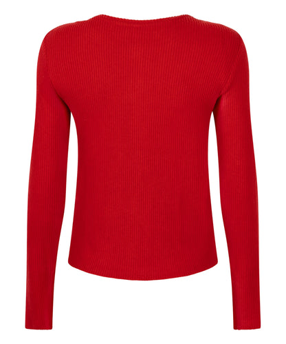 Hunkemoller_Red_Cardigan Ribbed Jersey_303657_Savvy Red_06