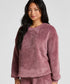 Hunkemoller_Pink_Longsleeved Top Fluffy Fleece_303660_Pink_01