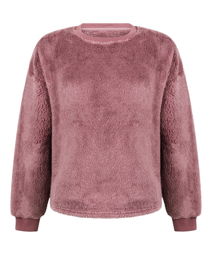 Hunkemoller_Pink_Longsleeved Top Fluffy Fleece_303660_Pink_05