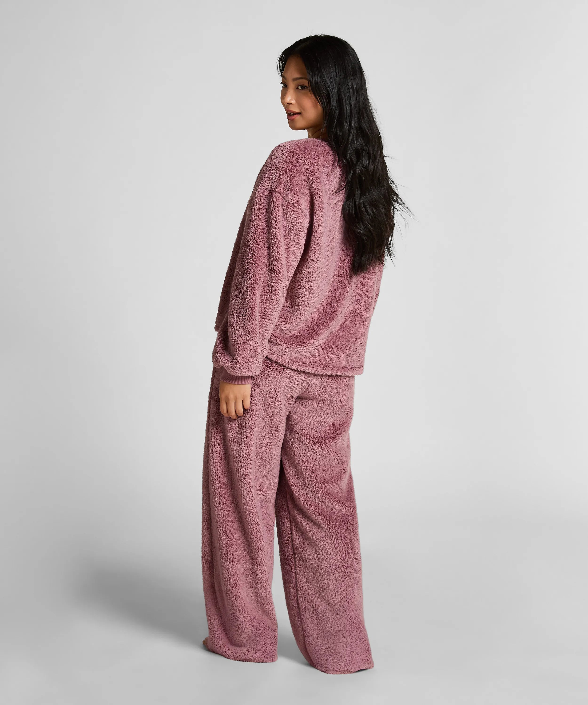Hunkemoller_Pink_Pant Fluffy Fleece_303661_Pink_03