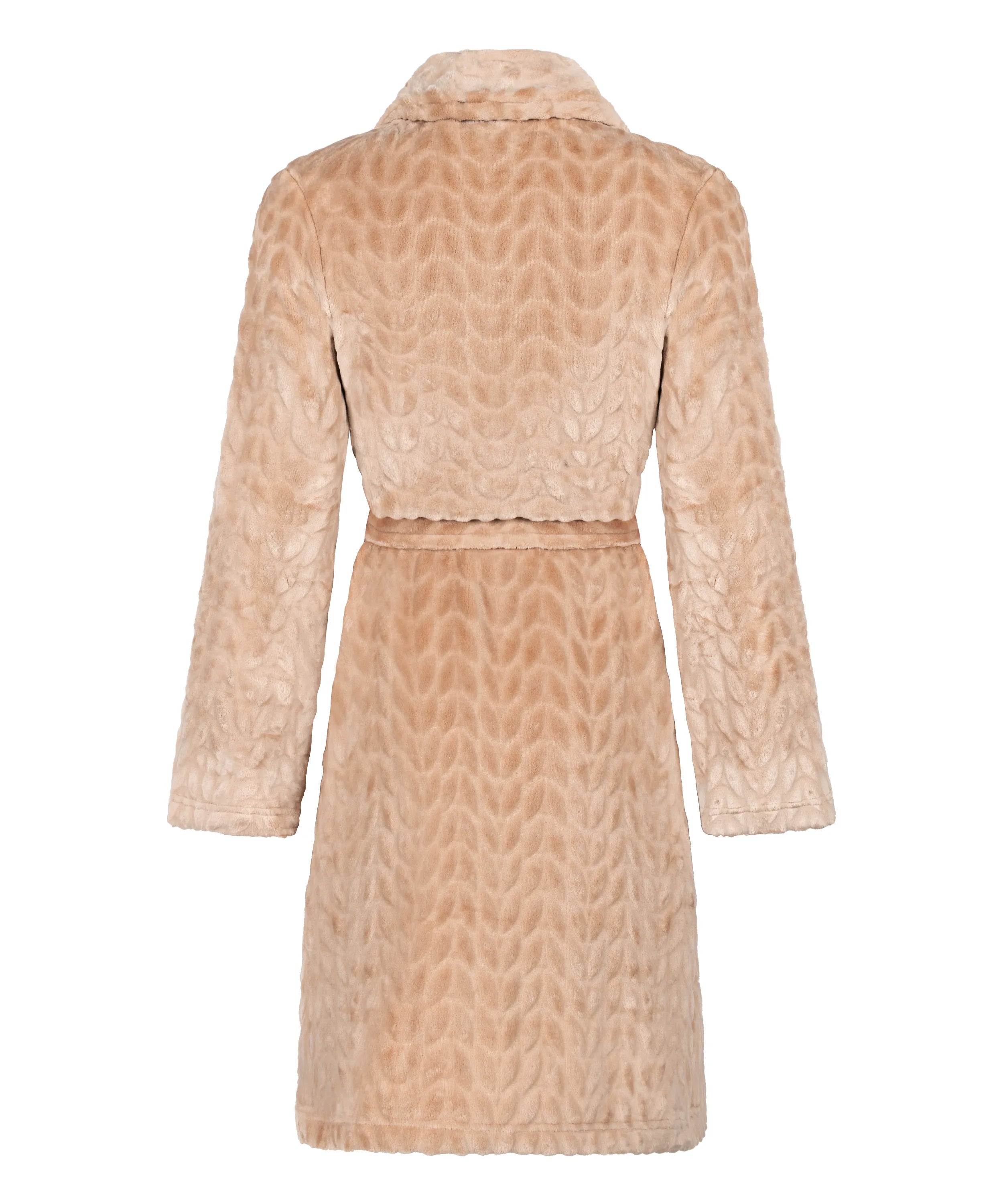 Hunkemoller_Beige_Robe Short Fleece_303665_HKM Tan_05