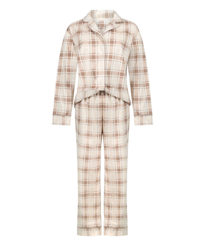 Hunkemoller_White_Pyjamaset Polar Fleece_303670_Whitecap Gray_07
