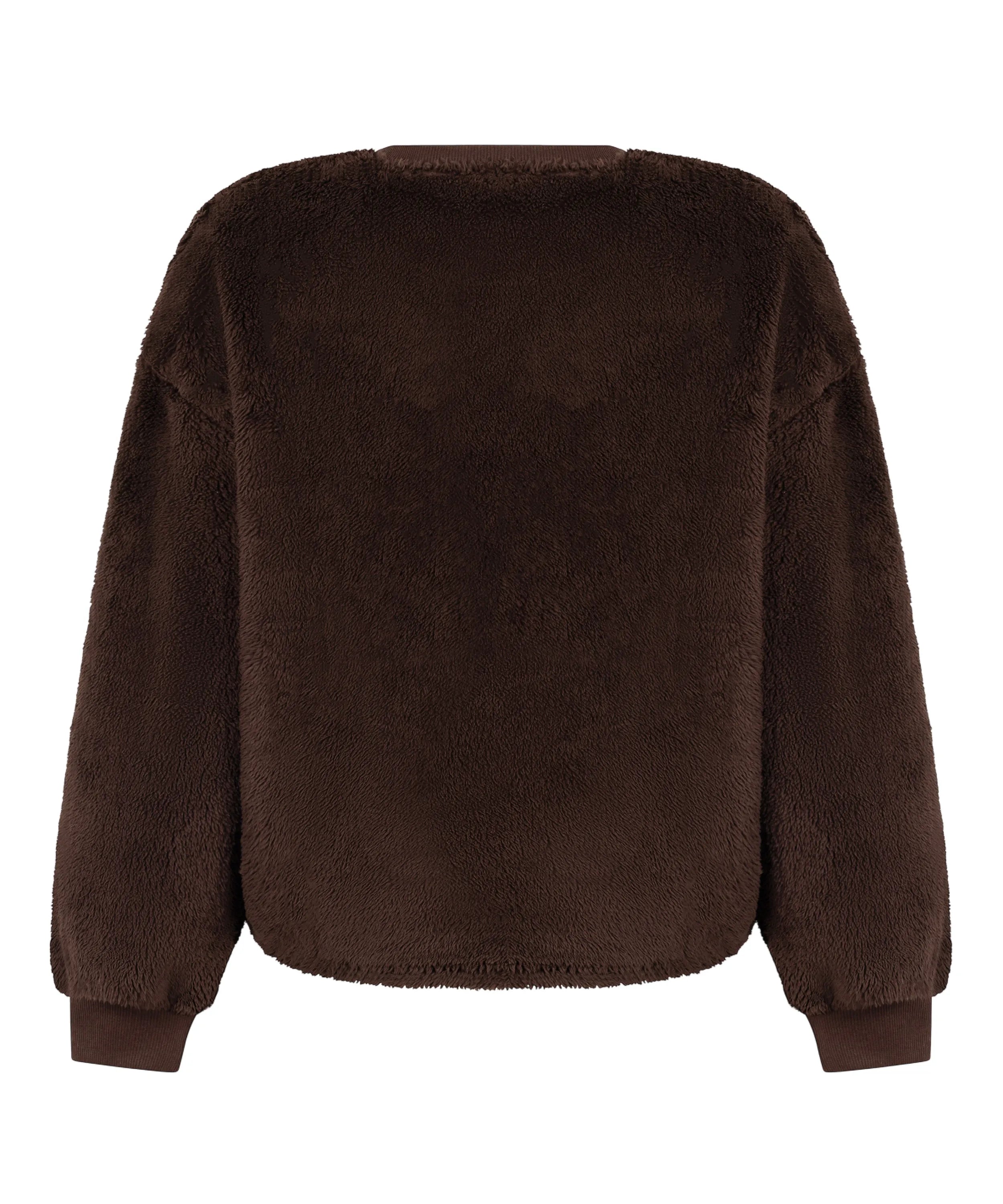 Hunkemoller_Brown_Longsleeved Top Fluffy Fleece_303674_Cocoa Brown_06