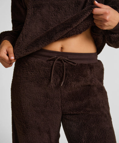 Hunkemoller_Brown_Pant Fluffy Fleece_303675_Cocoa Brown_02