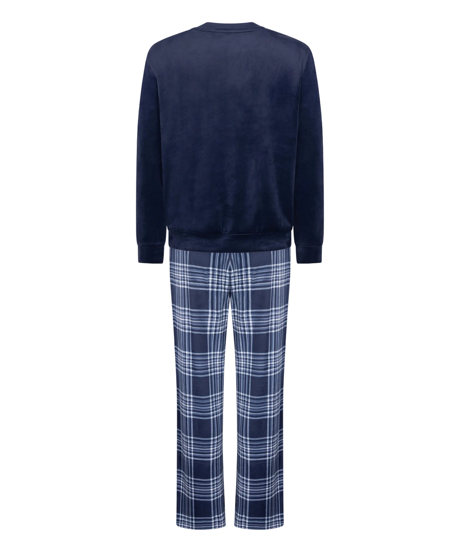 Hunkemoller_Blue_Velvet Pyjama Set_303701_Maritime Blue_05