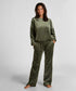 Hunkemoller_Green_Velvet Pyjama Set_303709_Climbing Ivy_01