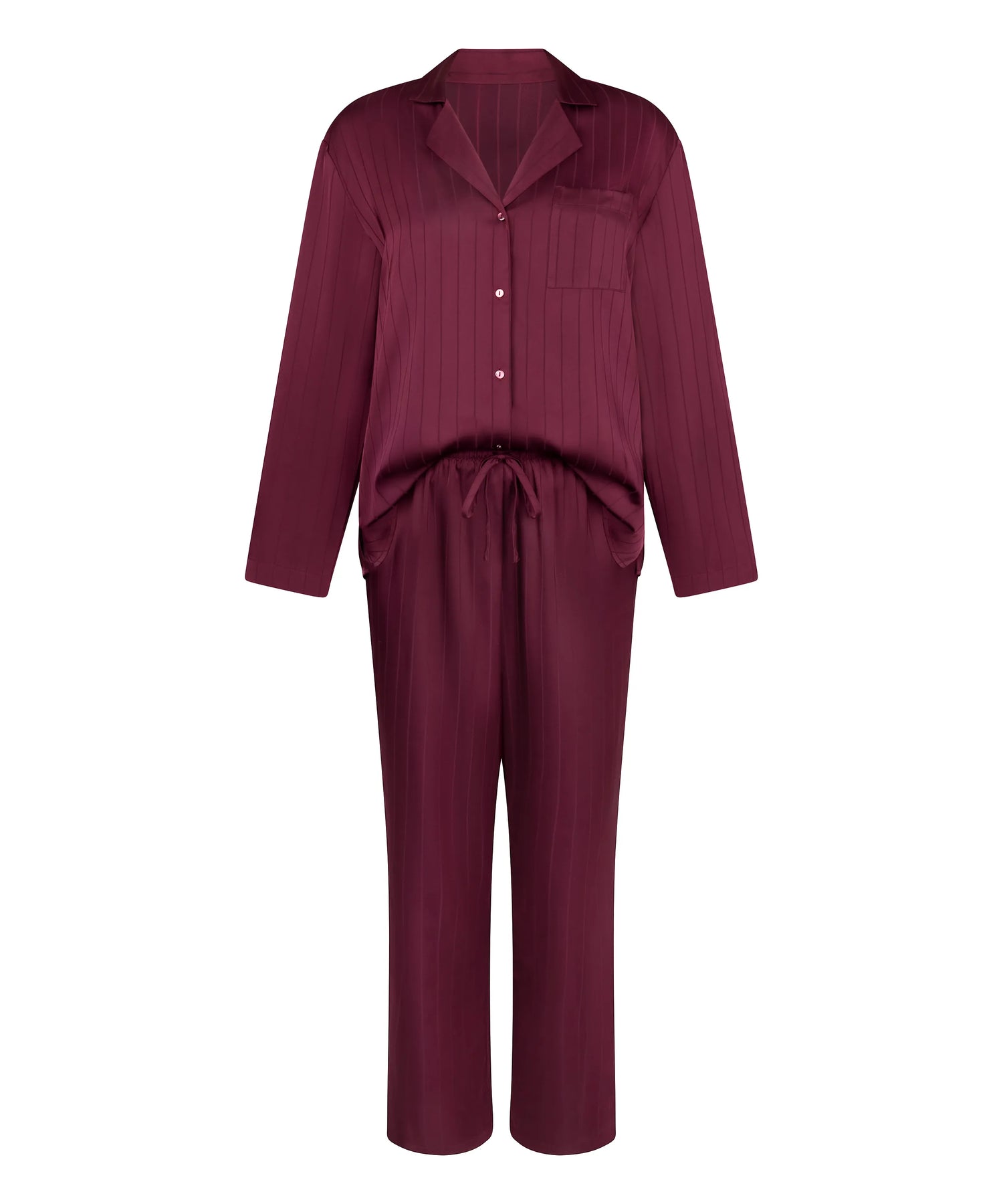 Hunkemoller_Purple_Satin Print Long Sleeve Pyjamas_303711_Fig_08