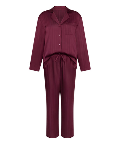 Hunkemoller_Purple_Satin Print Long Sleeve Pyjamas_303711_Fig_08