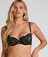 Hunkemoller Black Women Dorothy Non-Padded Underwired Bra SKU: 303927_Black Image 01