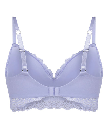 Hunkemoller Purple Women Andrea Padded Non-Wired Bra SKU: 303944_Purple Image 06