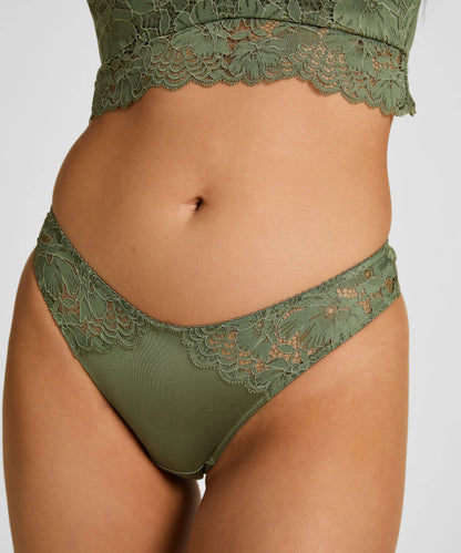 Hunkemoller Green Women Andrea Thong SKU: 303954_Green Image 02
